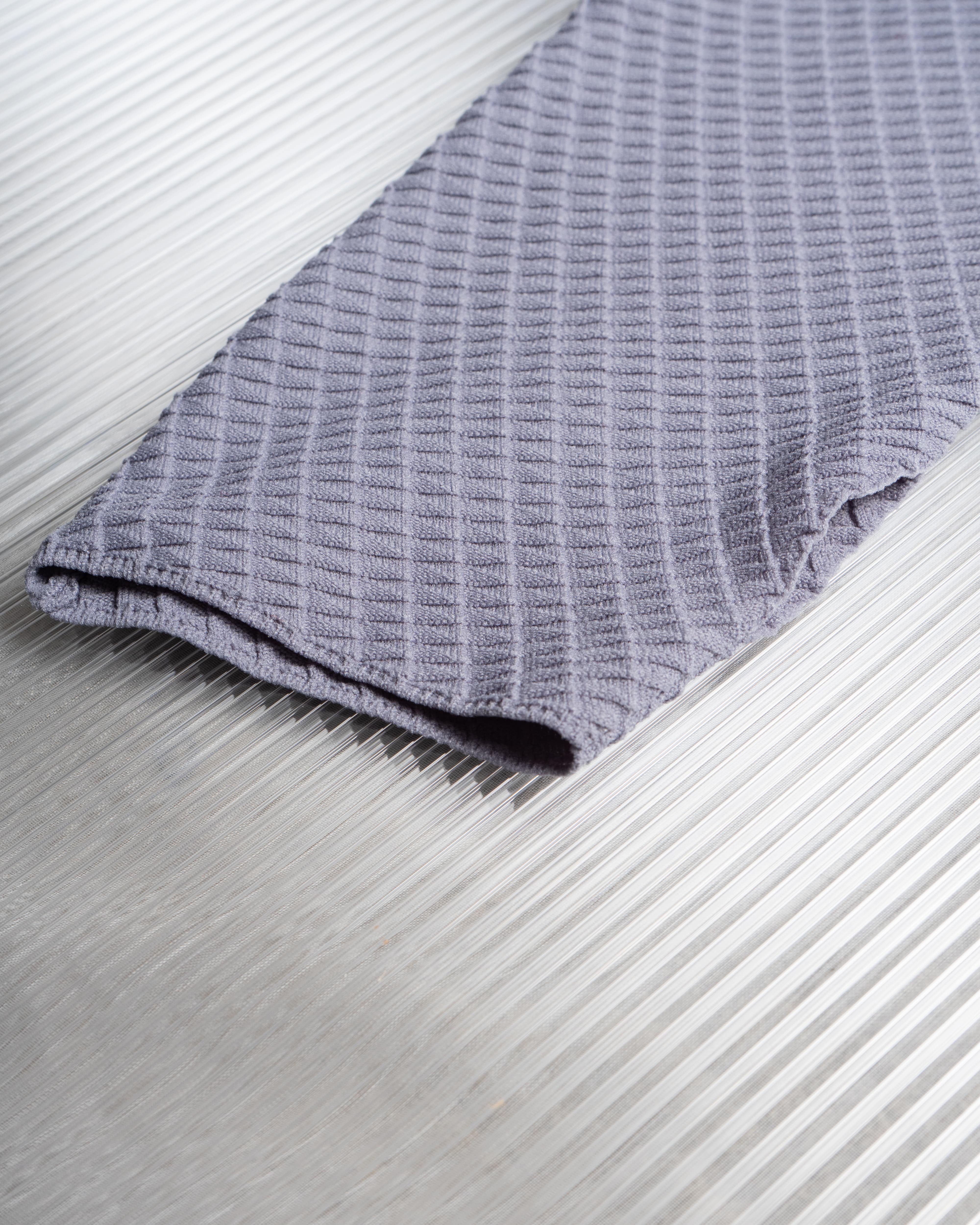 Soft-Weave L/S Knitted Top - Slate Blue - Image 3