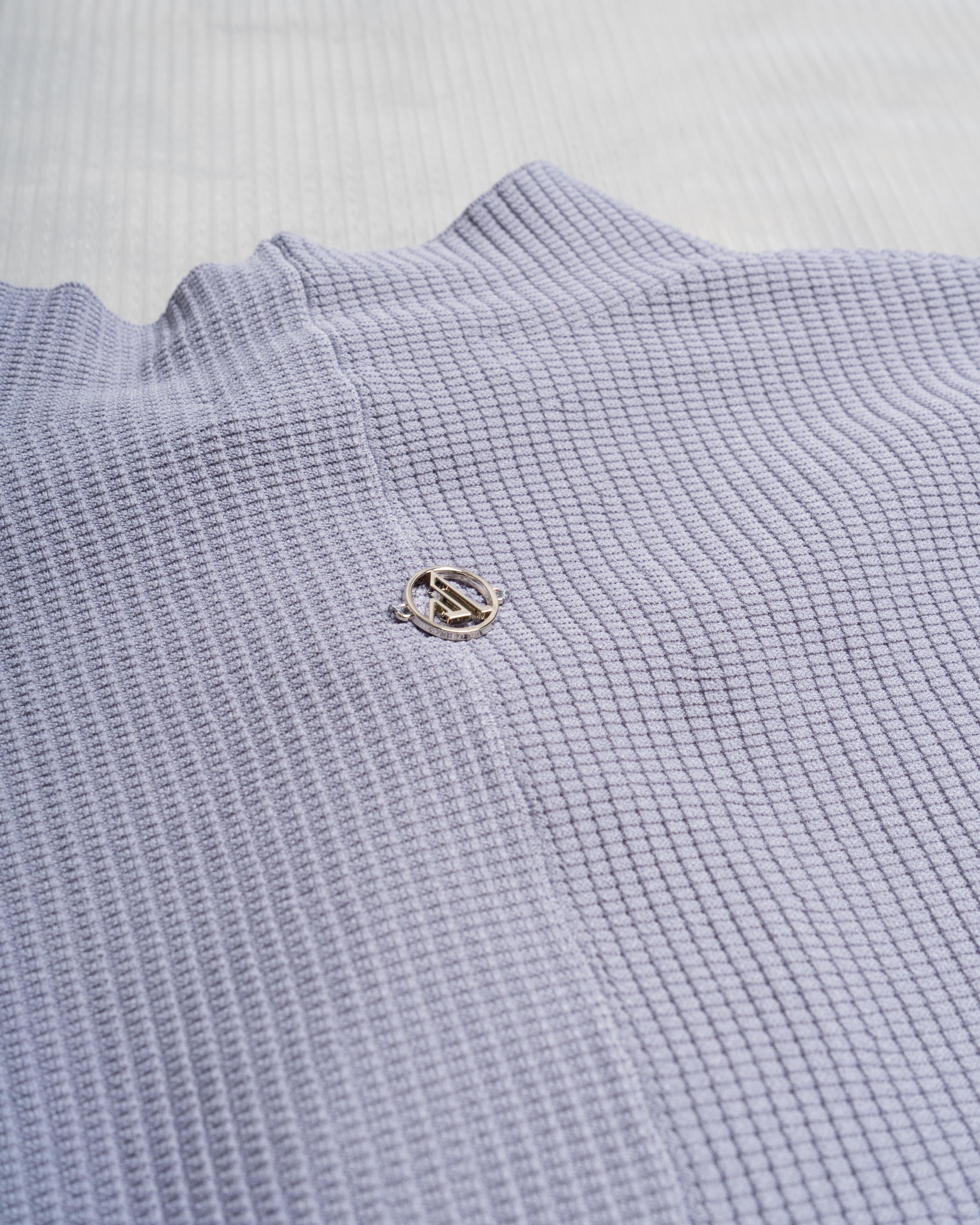 Soft-Weave L/S Knitted Top - Slate Blue - Image 4