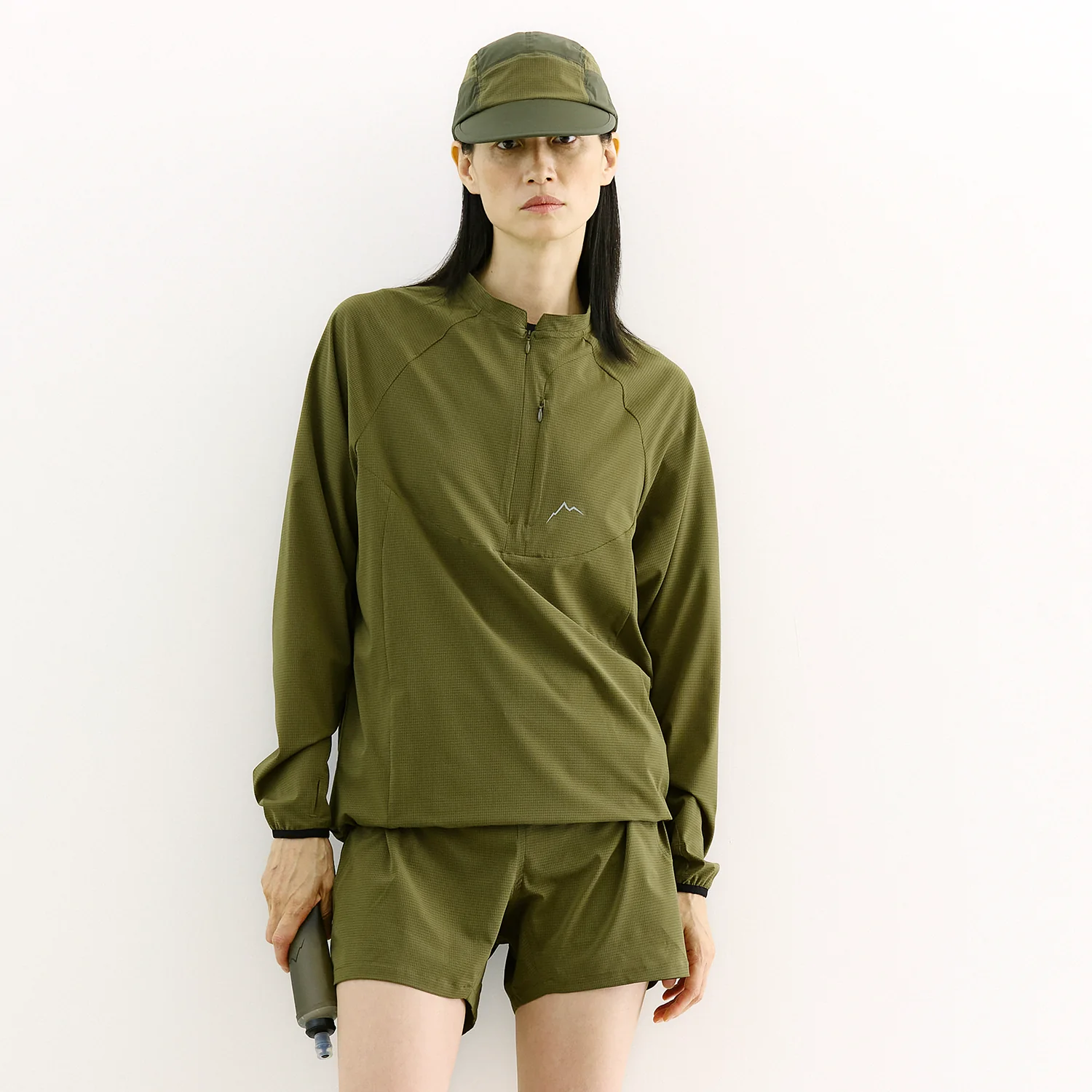 Light Flow Half Zip - Olive Brown - Image 6