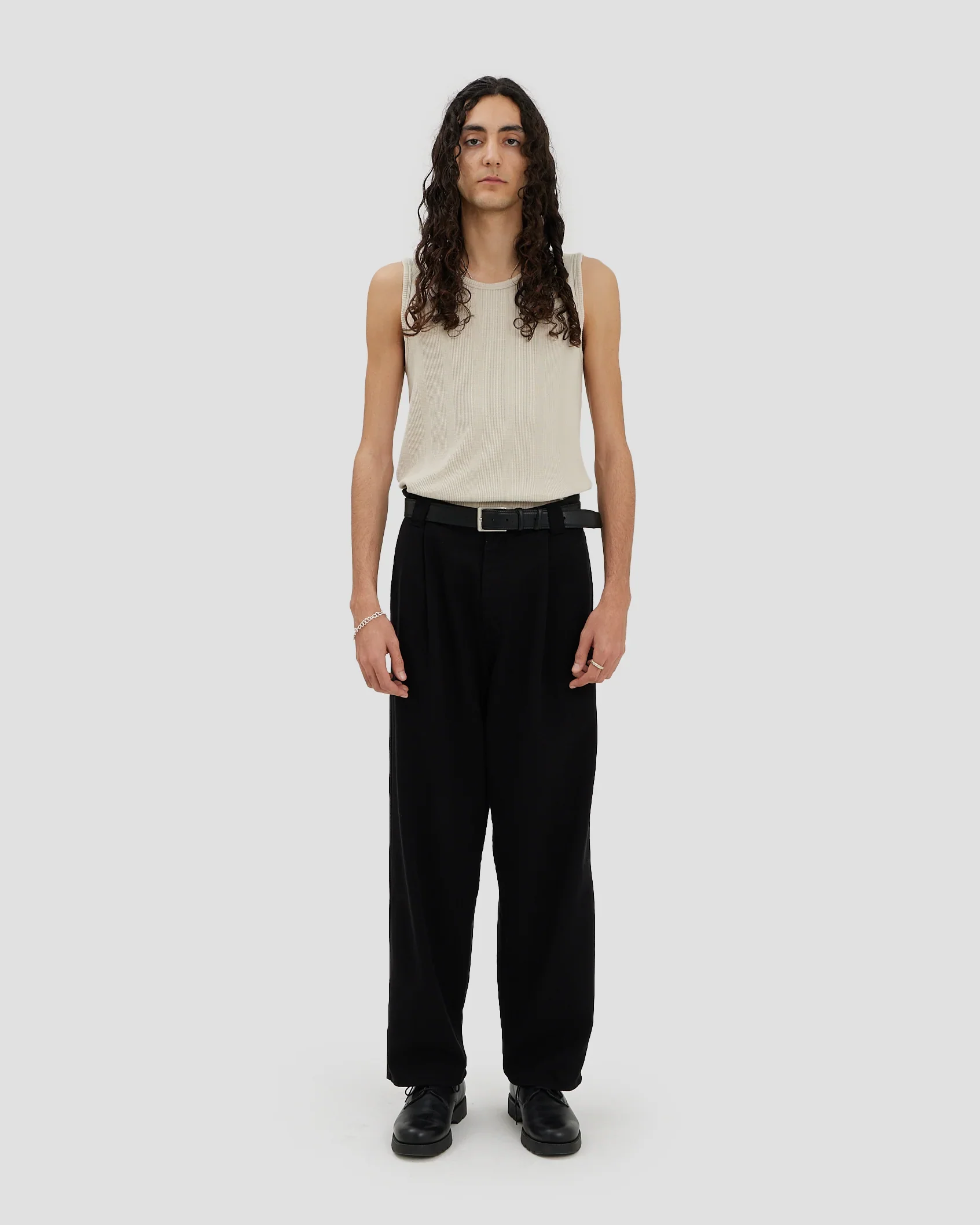 Rib Tank - Khaki - Image 3