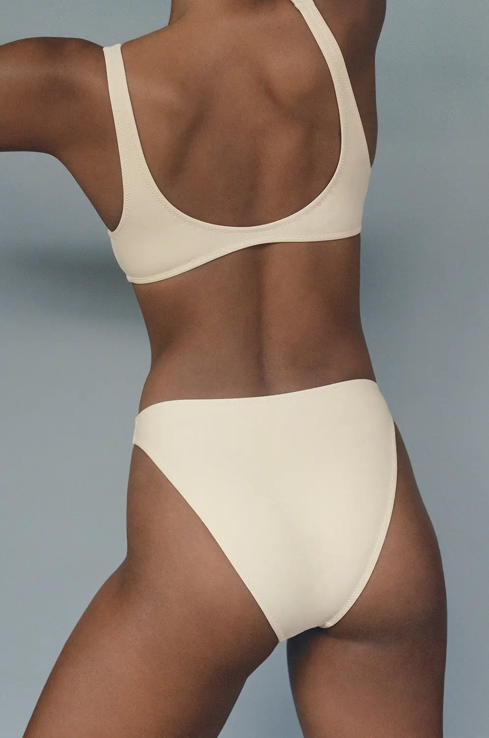Lap Swim Brief - Creme - Image 3