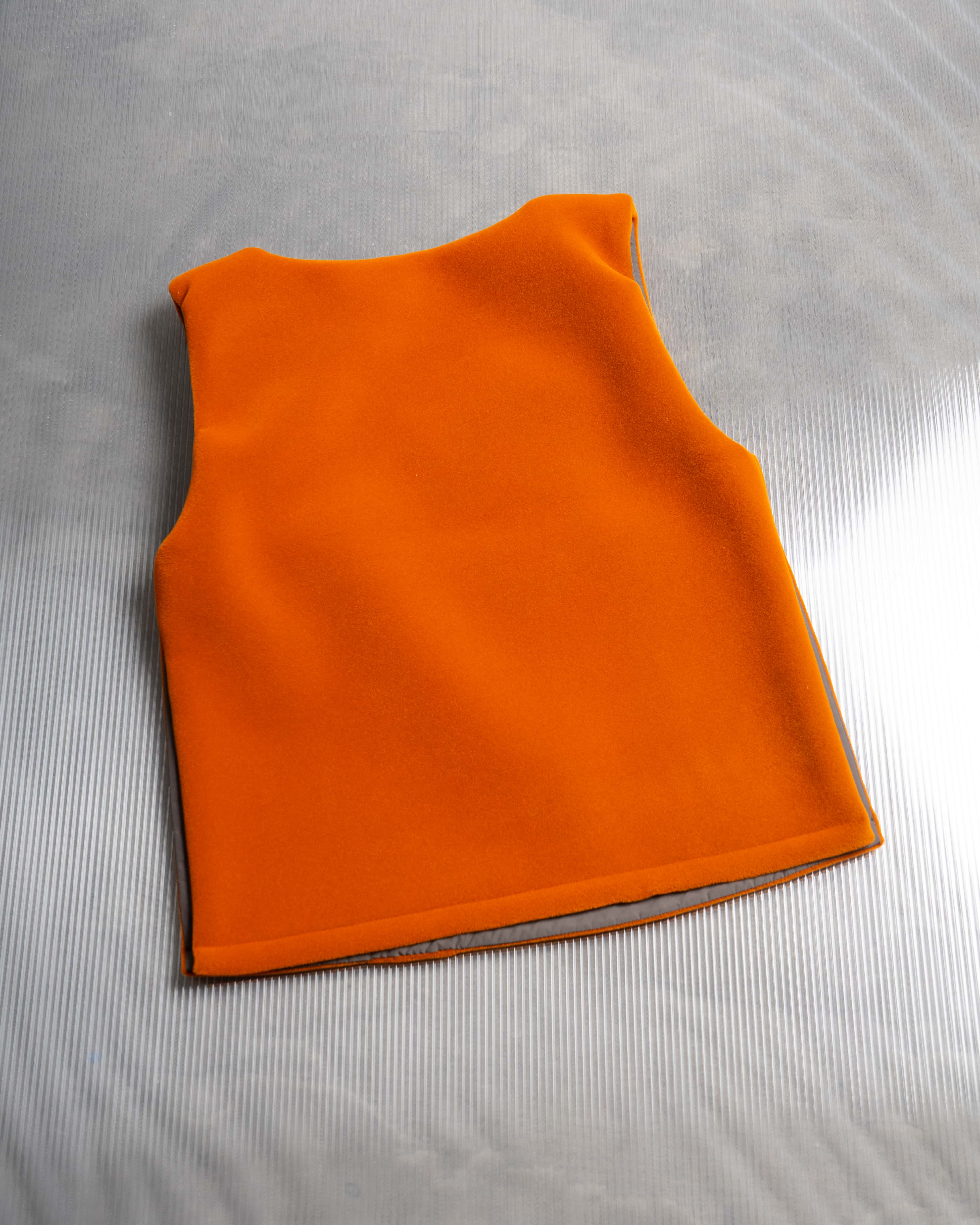 Neoprene Side Split Top - Tangerine - Image 8